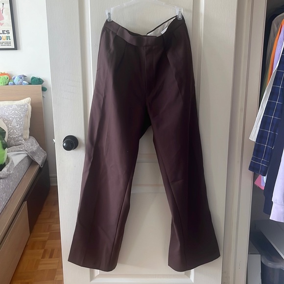 Uniqlo Pants - 3/$30 EUC Uniqlo wool blend size 8 women’s business style pants colour brown